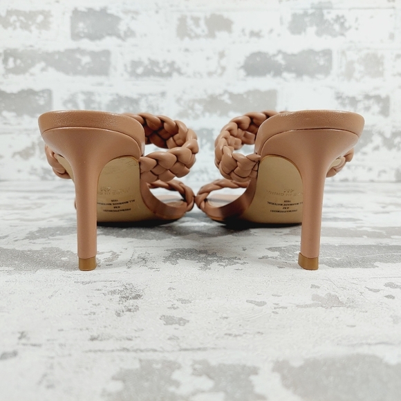 NEW Steve Madden Prema Tan Summer Braided Heeled Sandals F935 - Picture 6 of 11